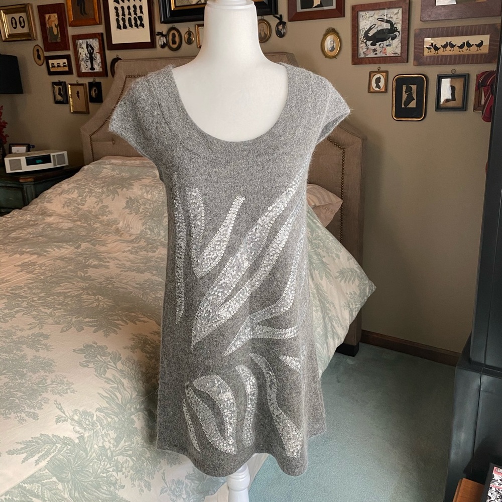 Sisters Embellished Sequin Sweater Dress
